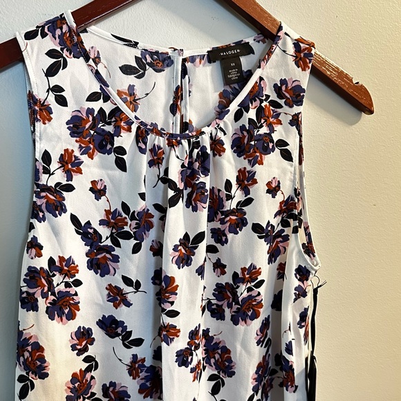 NWT Halogen floral tank top - Picture 4 of 8